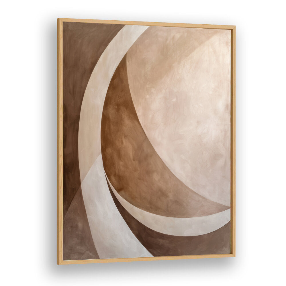 ABSTRACT ART BEIGE BROWN GEO ABSTRACT , ABSTRACT PAINTINGS