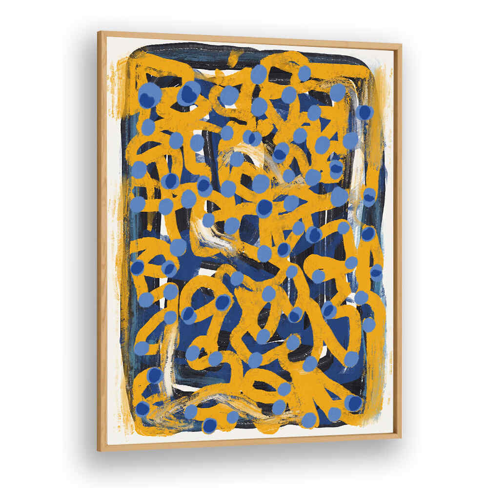 BLUE POLKA DOT , ABSTRACT PAINTINGS