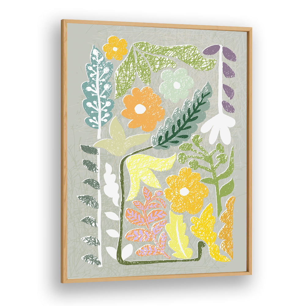 ABSTRACT FLORAL GARDEN