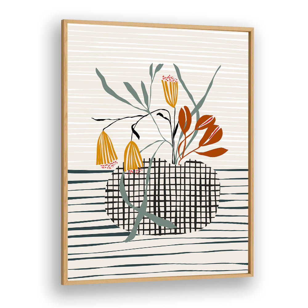 ABSTRACT FLORAL STILL LIFE