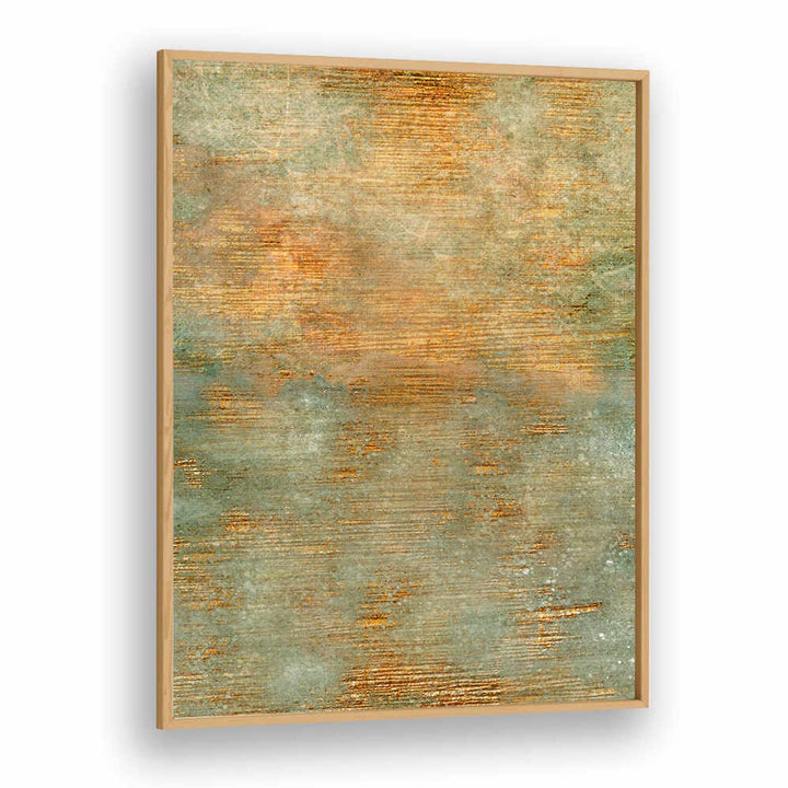 ABSTRACT GREEN GOLD ART , ABSTRACT PAINTINGS
