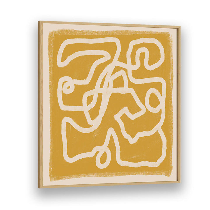 ABSTRACT LINES GOLD , LINE ART PAINTINGS