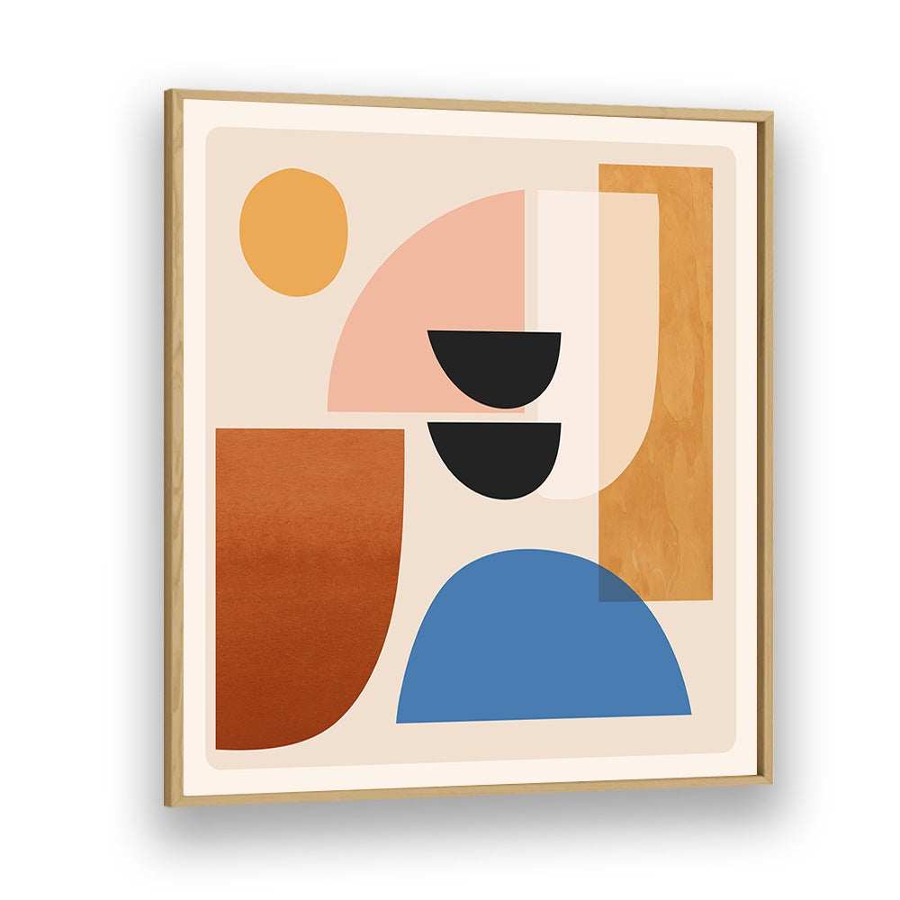 Stylish ABSTRACT MINIMAL SHAPES VI, GEOMETRIC ART PRINTS featuring bold colors and modern design for your decor.