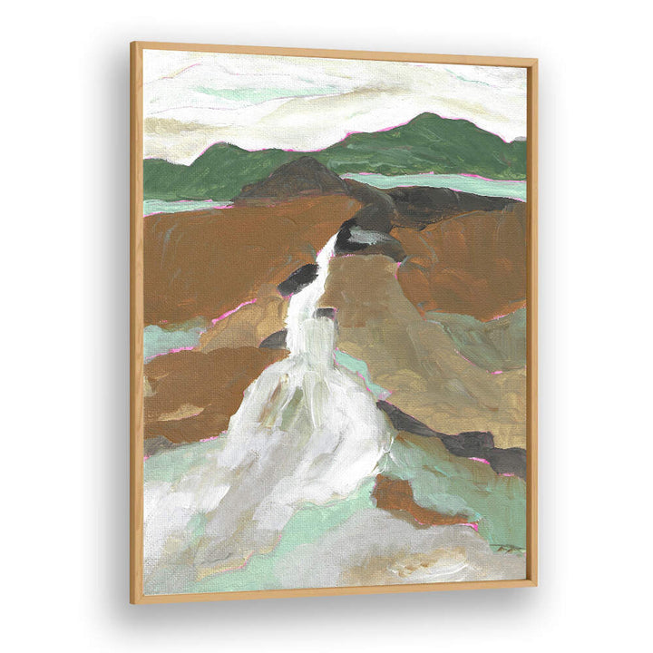 ABSTRACT MOUNTAIN WATERFALL