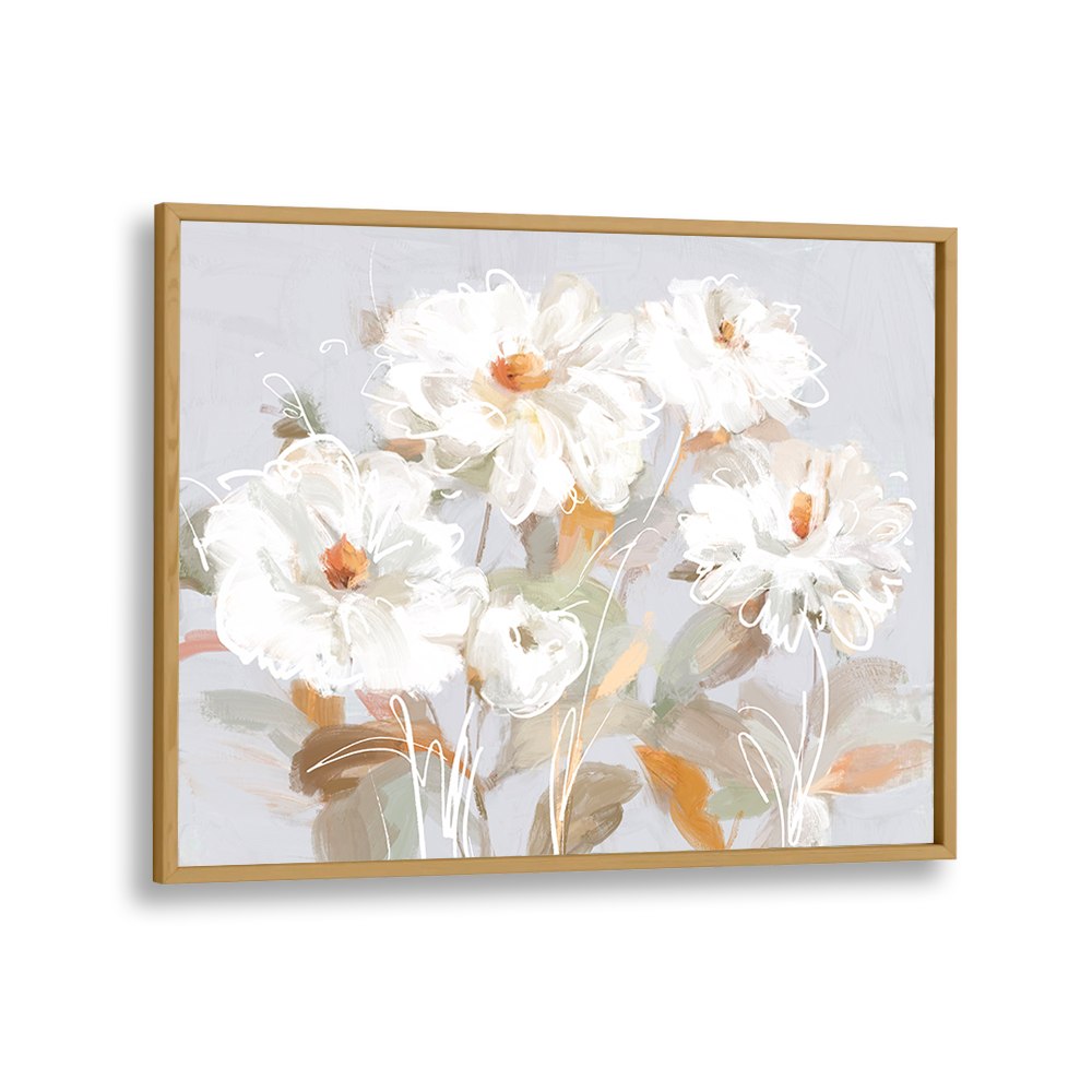 ABSTRACT WHITE FLOWERS