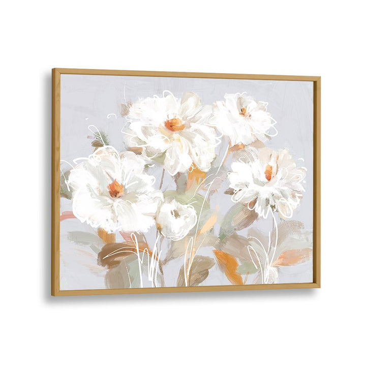 ABSTRACT WHITE FLOWERS