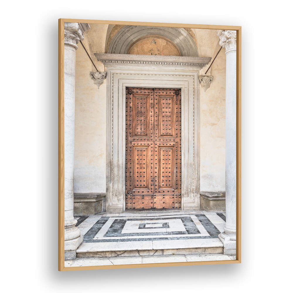 ANCIENT BROWN DOOR