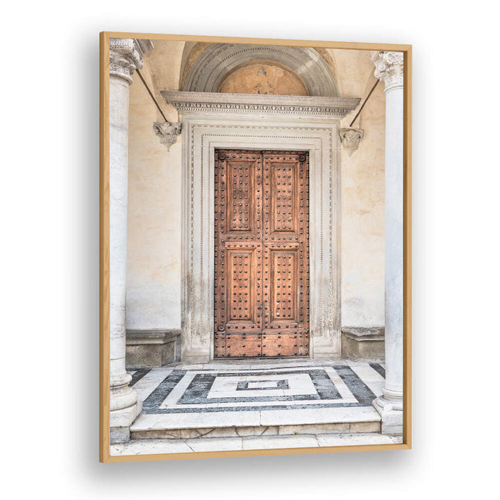 ANCIENT BROWN DOOR