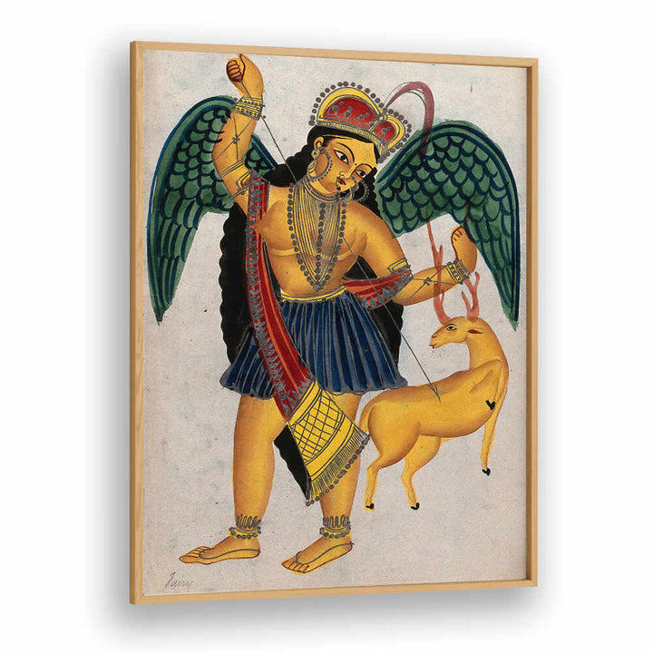 APSARA WITH PET DEER