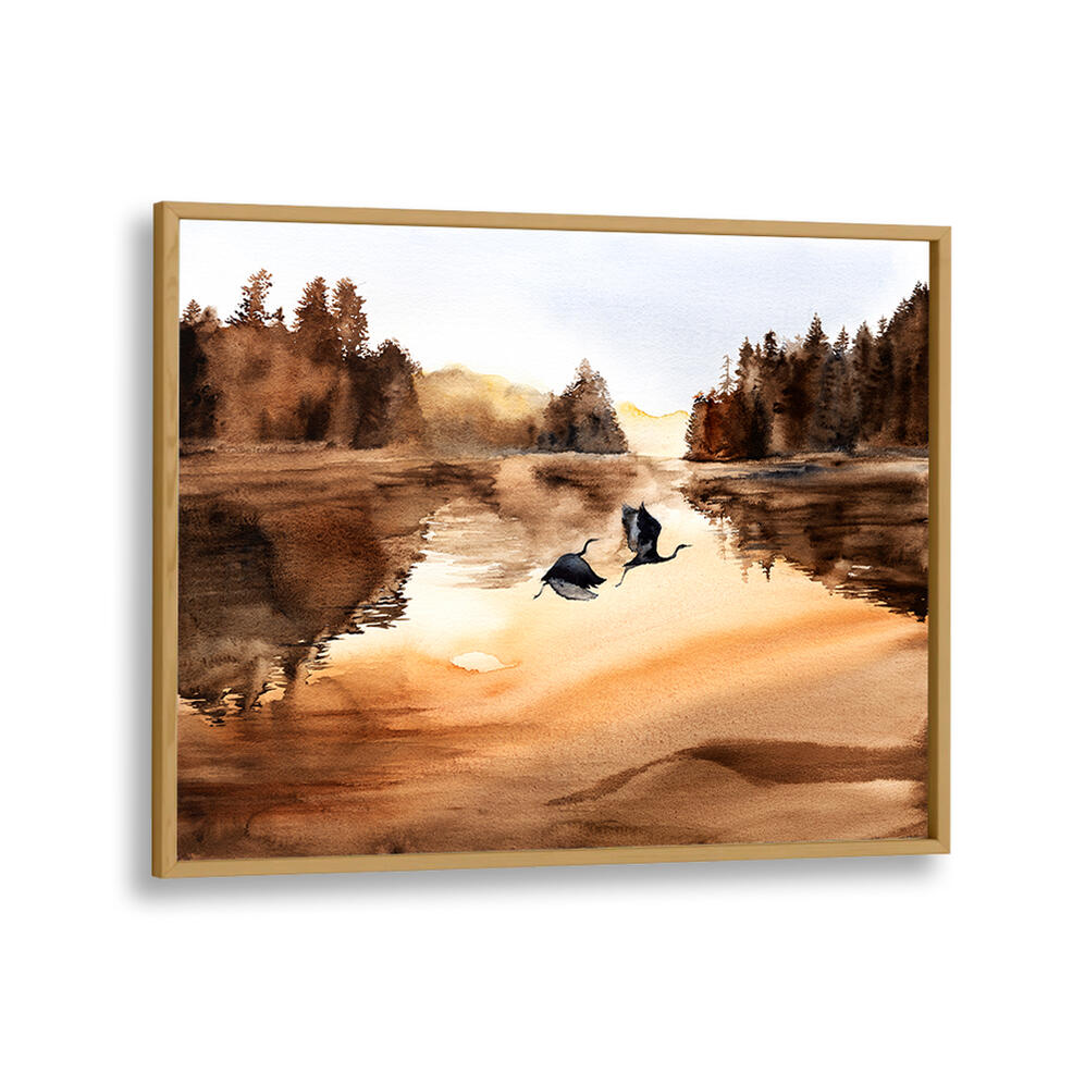 AUTUMN PASSAGE , LANDSCAPE PAINTINGS