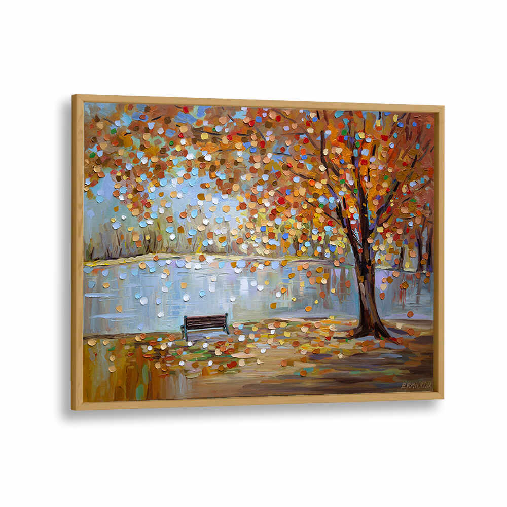 AUTUMN VEIL , MODERN IMPRESSIONISM PAINTINGS