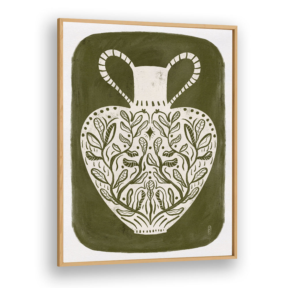 BOTANICAL FOLK VASE