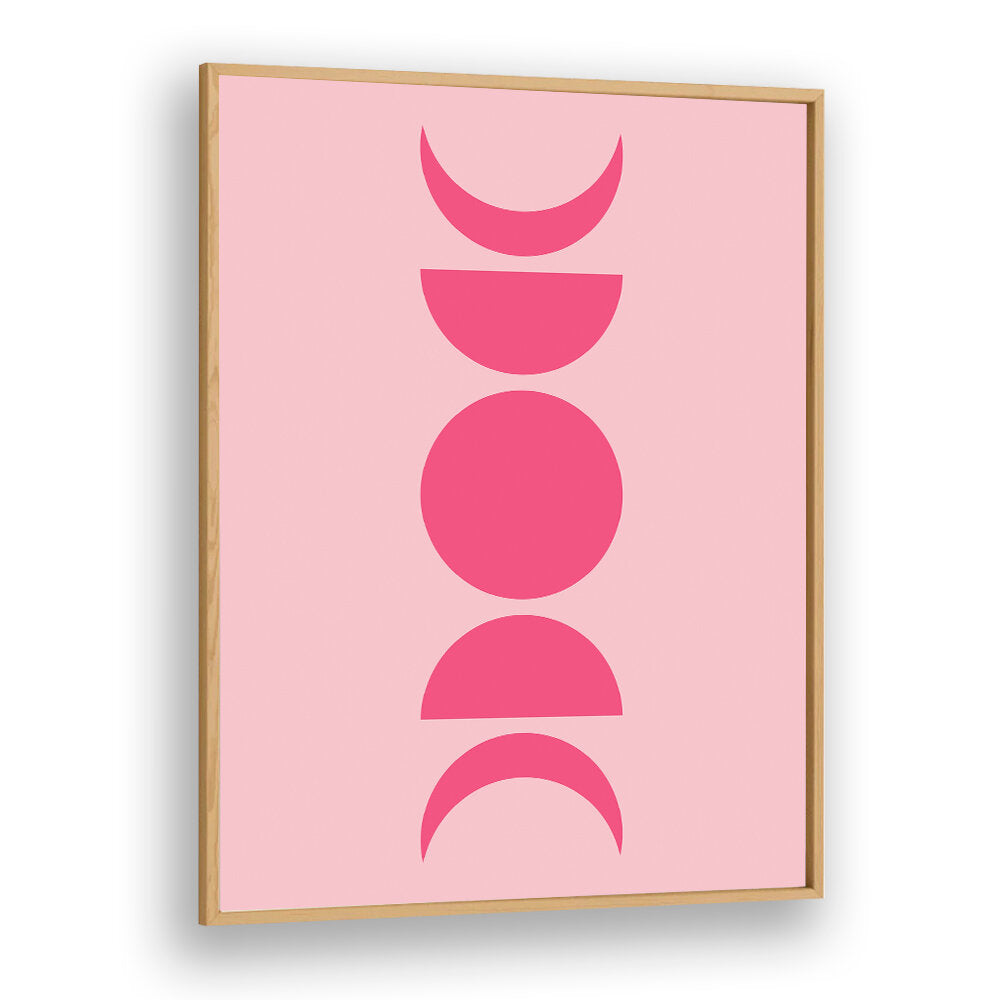 BAUHAUS BOHO PINK VII , BOHO ART PAINTINGS