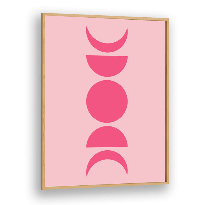 BAUHAUS BOHO PINK VII , BOHO ART PAINTINGS