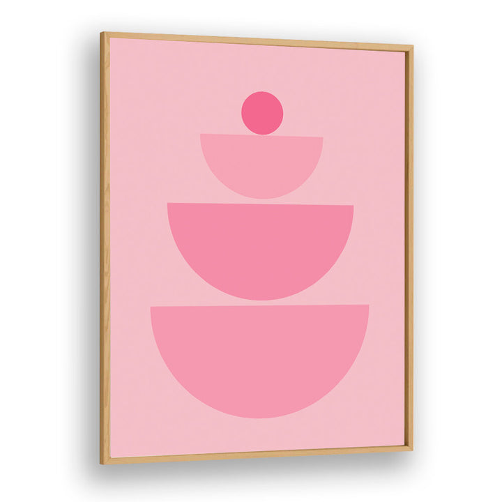 BAUHAUS BOHO PINK IV , BOHO ART PAINTINGS