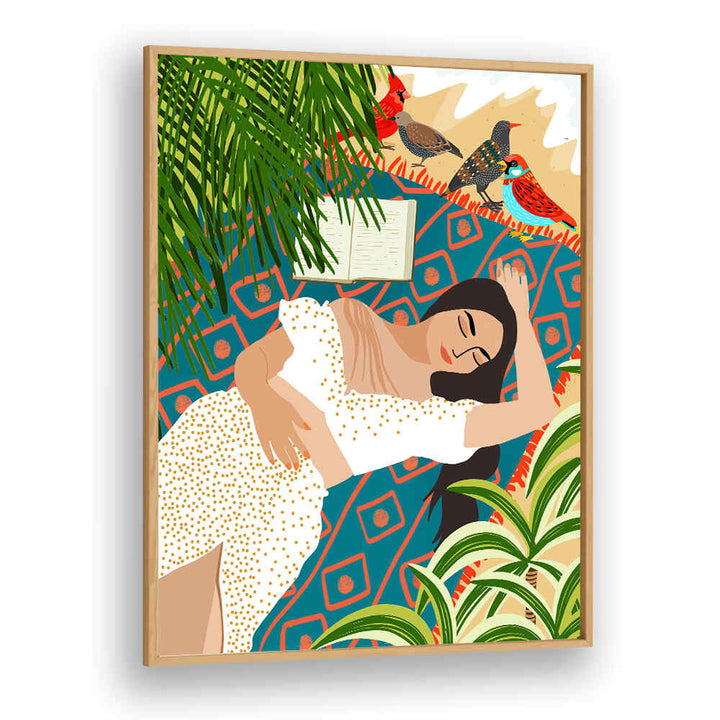 BEACH. READ. SLEEP. REPEAT , PORTRAITS & FIGURATIVE ILLUSTRATIONS
