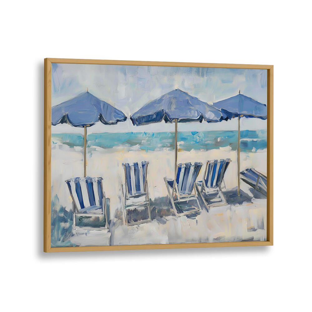 BEACH CHAIRS , BEACH PAINTINGS