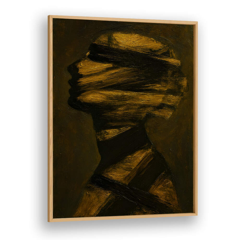 BLINDFOLDED WHISPER , EXPRESSIONISM PAINTINGS