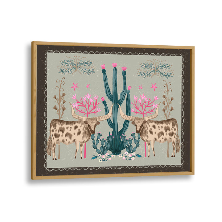 BLOOMING DESERT LONGHORNS