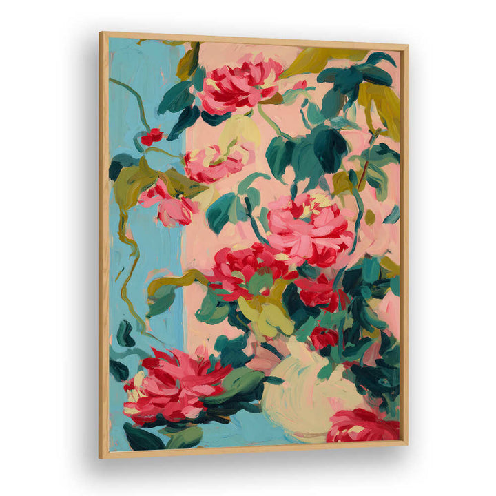 BLOOMING REVERIE I , FLORAL FLOWER PAINTINGS