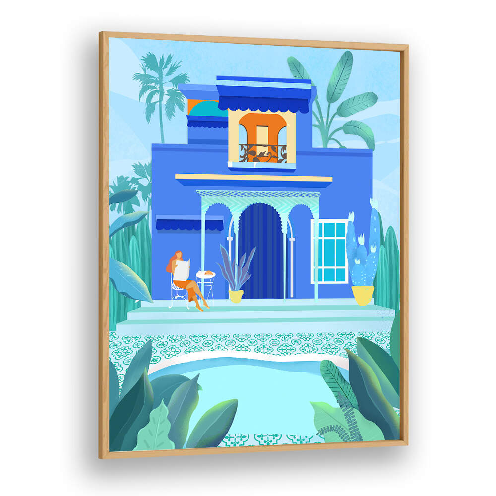 BLUE OASIS , TRAVEL POSTERS