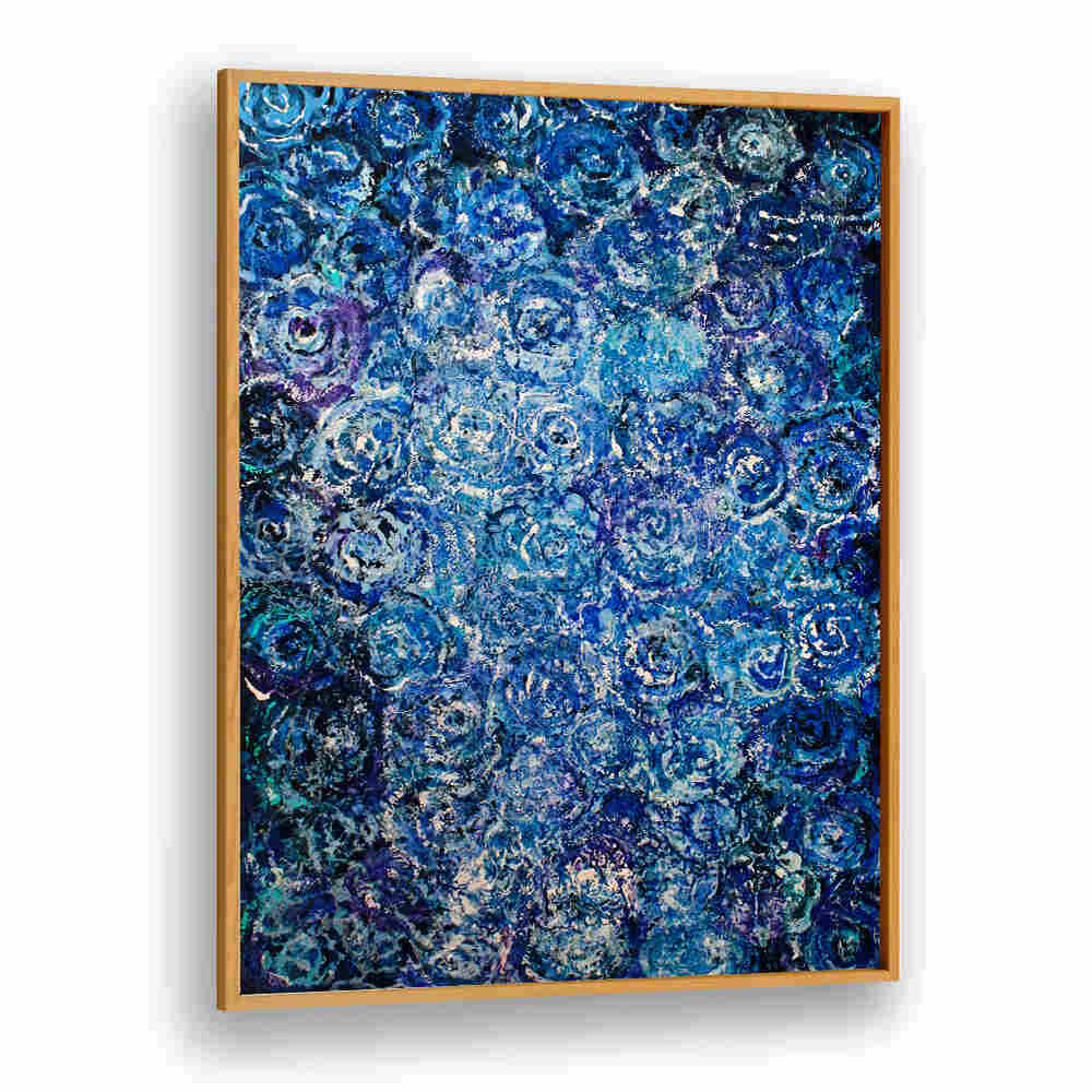BLUE ROSES , FLORAL FLOWER PAINTINGS