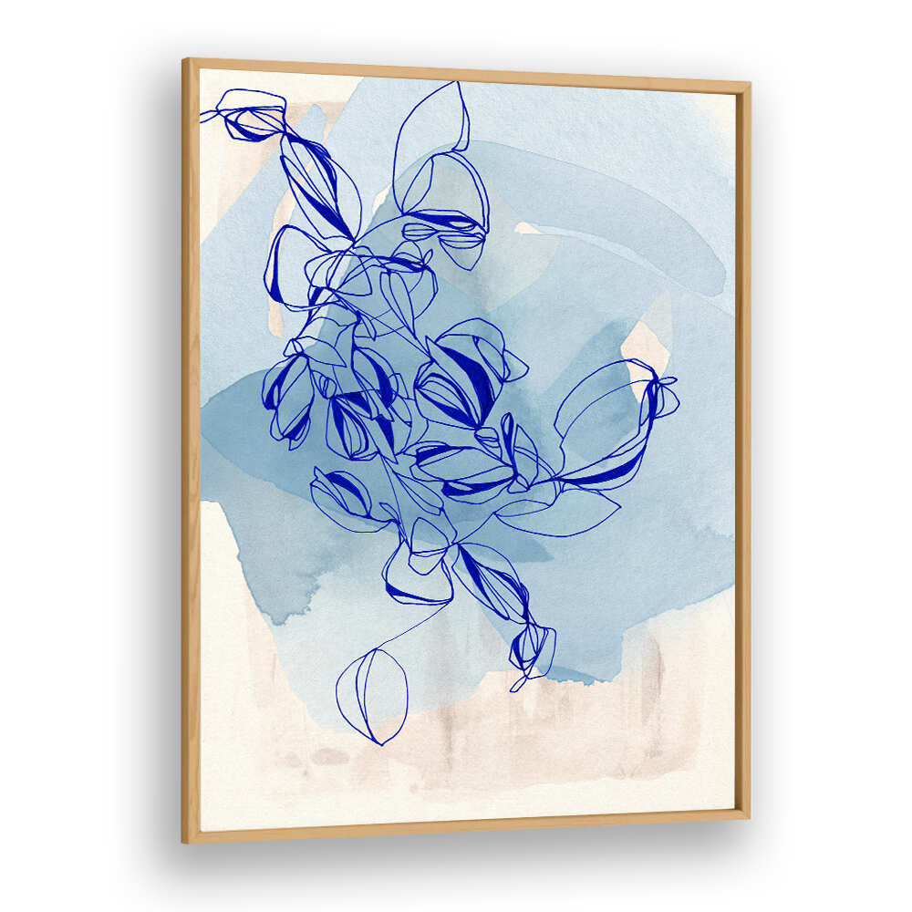 BLUE VINE ELEGANCE , ORGANIC FORMS