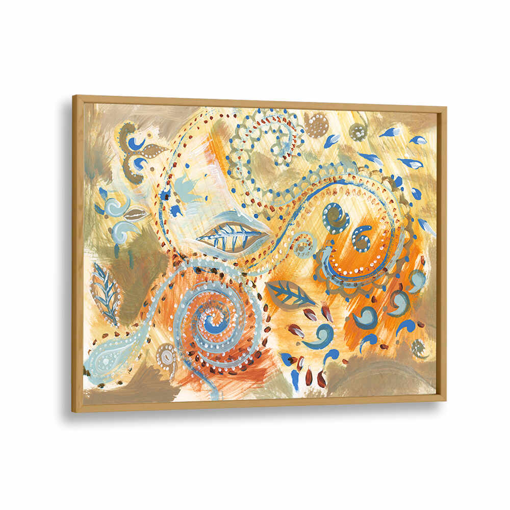 BOHEMIAN PATTERN I , BOHO ART PAINTINGS