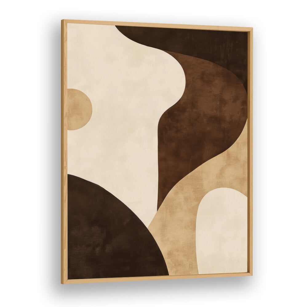 BROWN TONES GEOMETRIC II , BOHO ART PAINTINGS