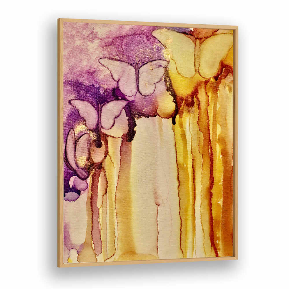 Colorful butterflies adorn enchanting kids room paintings, perfect for inspiring creativity in your child's space.
