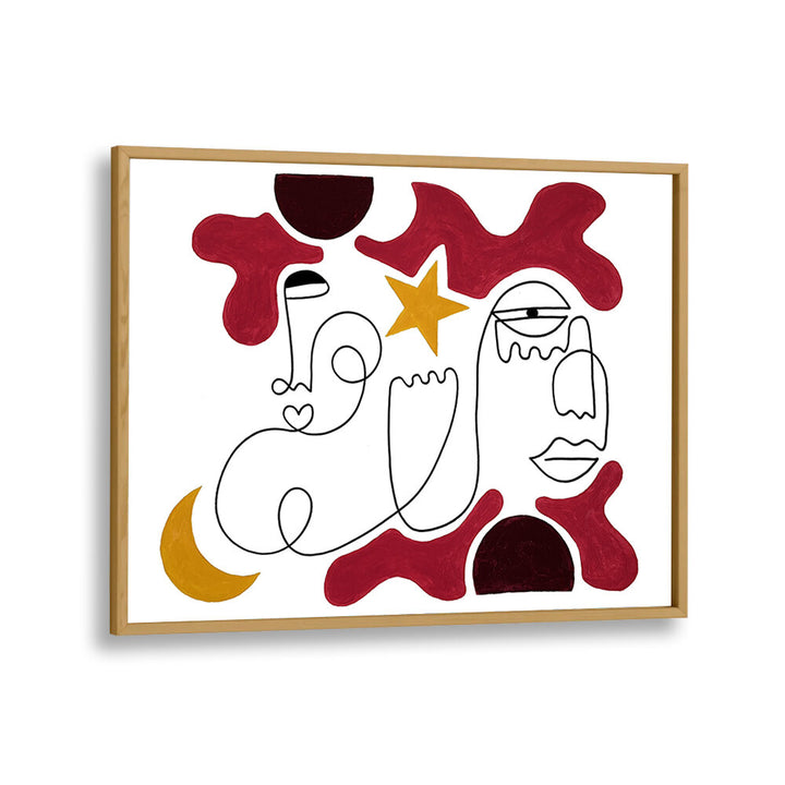 Celestial Dream Line Art Print | Modern Minimalist Wall Art