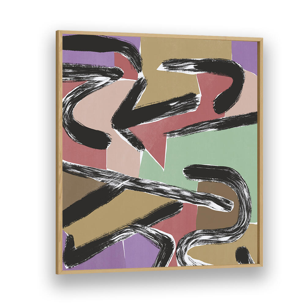 CHAOTIC BRUSHSTROKES , ABSTRACT PAINTINGS