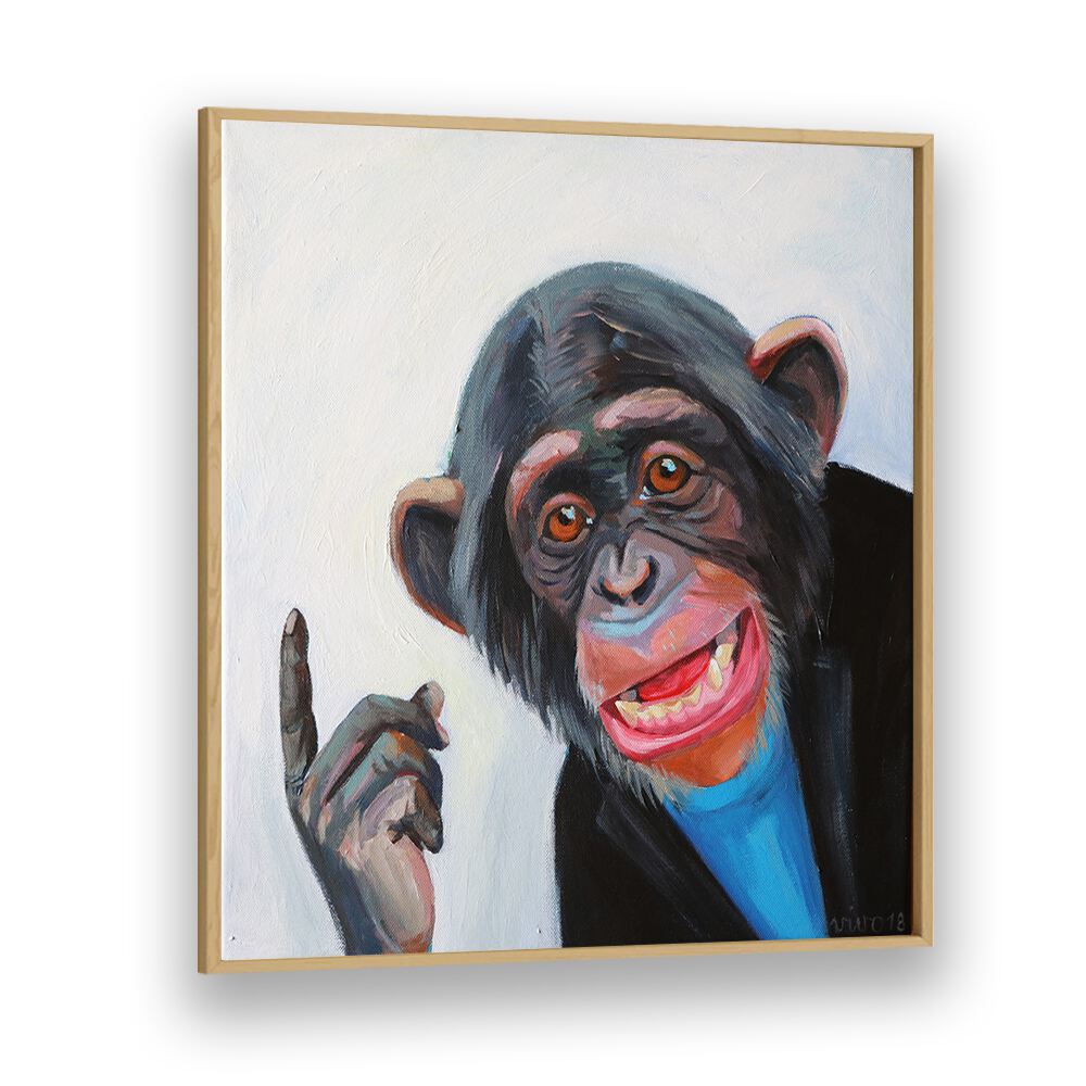 Chimpanzee's Thought, Comic Posters showcase vibrant art, perfect for energizing any space with dynamic storytelling.
