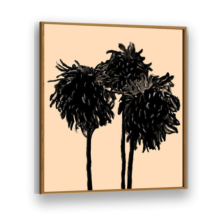 Chrysanthemum Noir, Floral Flower Paintings showcase elegant black blooms, perfect for enhancing any living space.