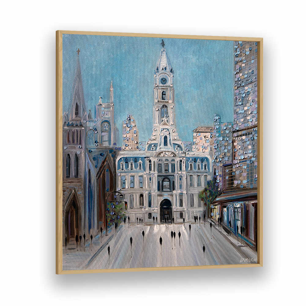 CITY HALL PHILLY , MODERN IMPRESSIONISM PAINTINGS