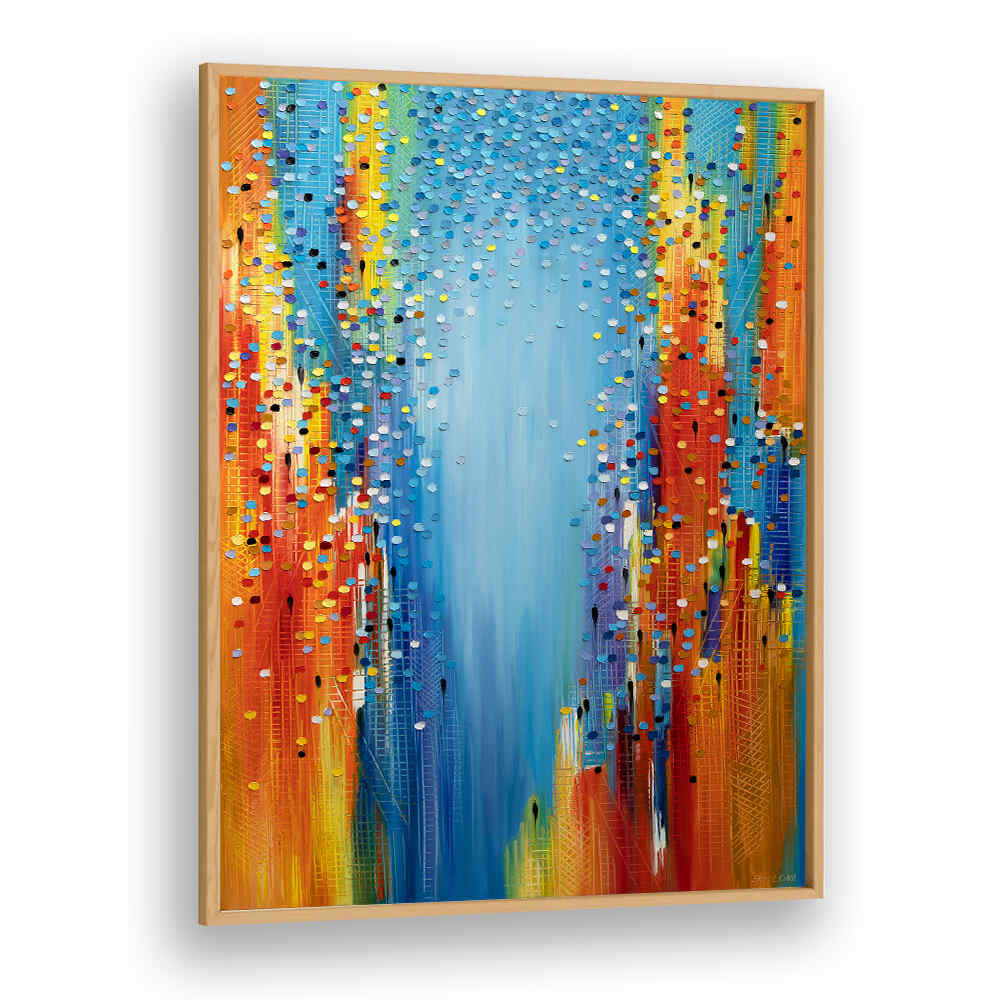 CITY IN MOTION , MODERN IMPRESSIONISM PAINTINGS