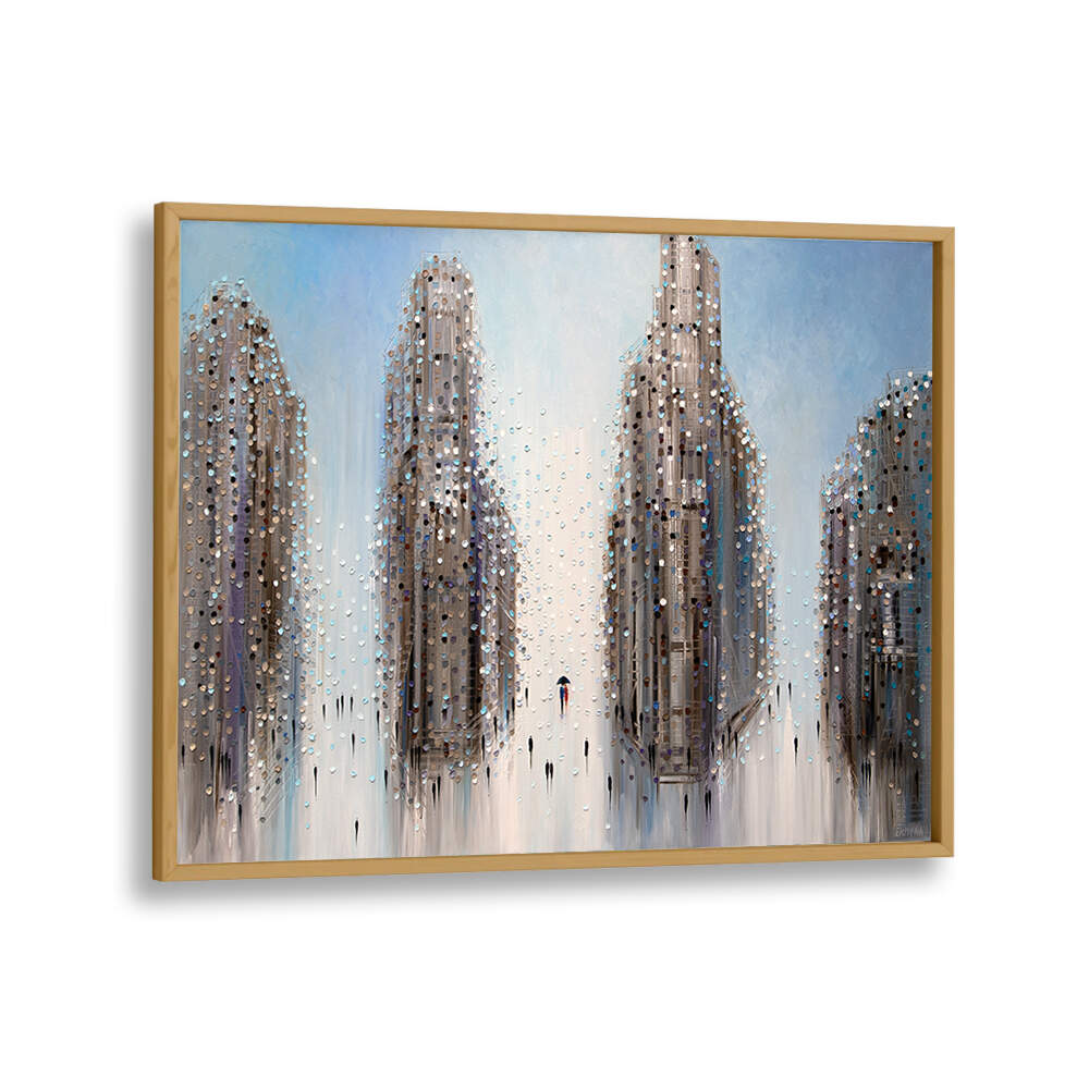 CITY MOOD , MODERN IMPRESSIONISM PAINTINGS