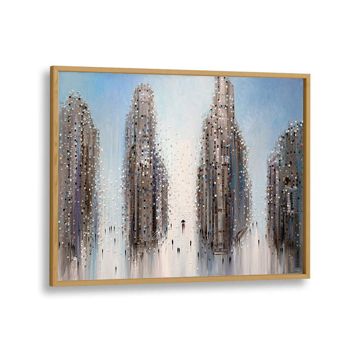 CITY MOOD , MODERN IMPRESSIONISM PAINTINGS