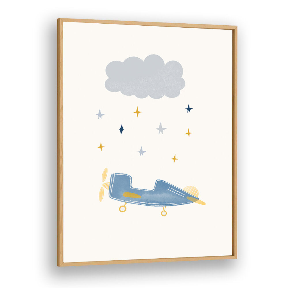 CLOUD AIRPLANE , KIDS ROOM PAINTINGS
