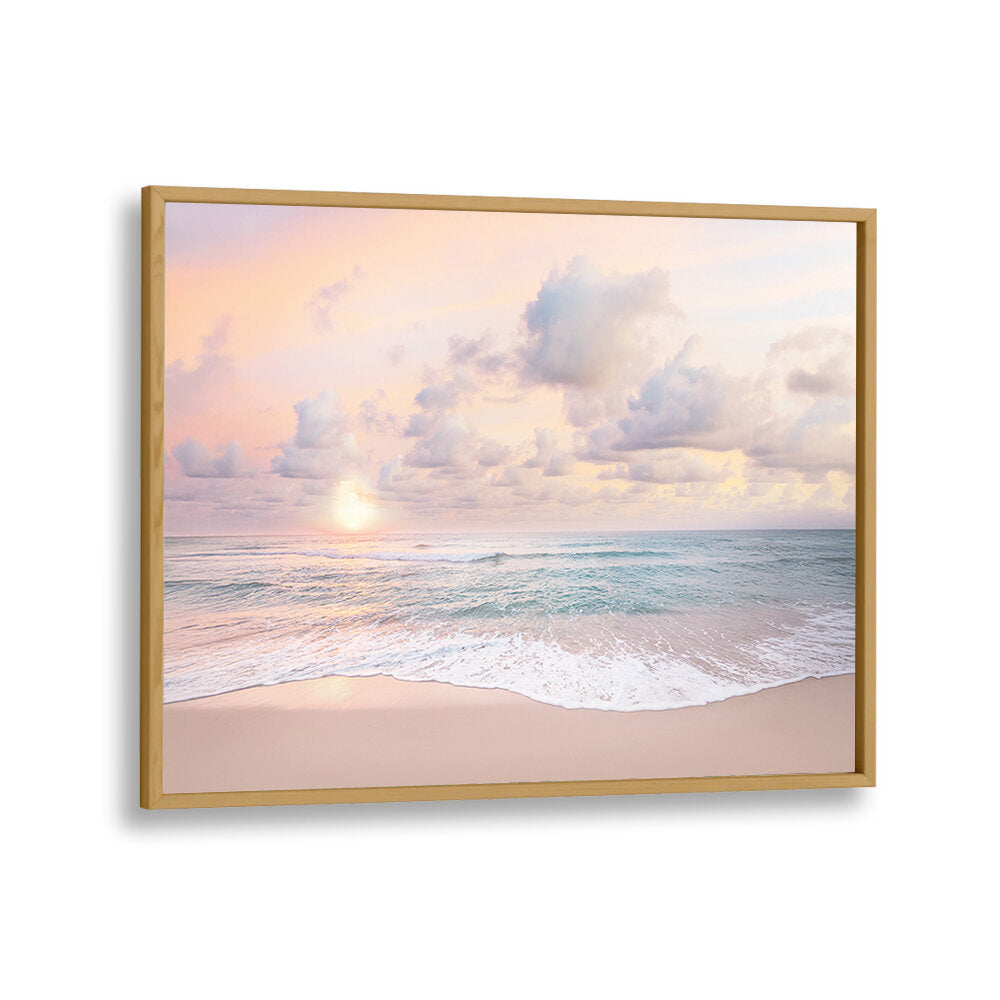 CLOUDY SUNSET , BEACH PAINTINGS