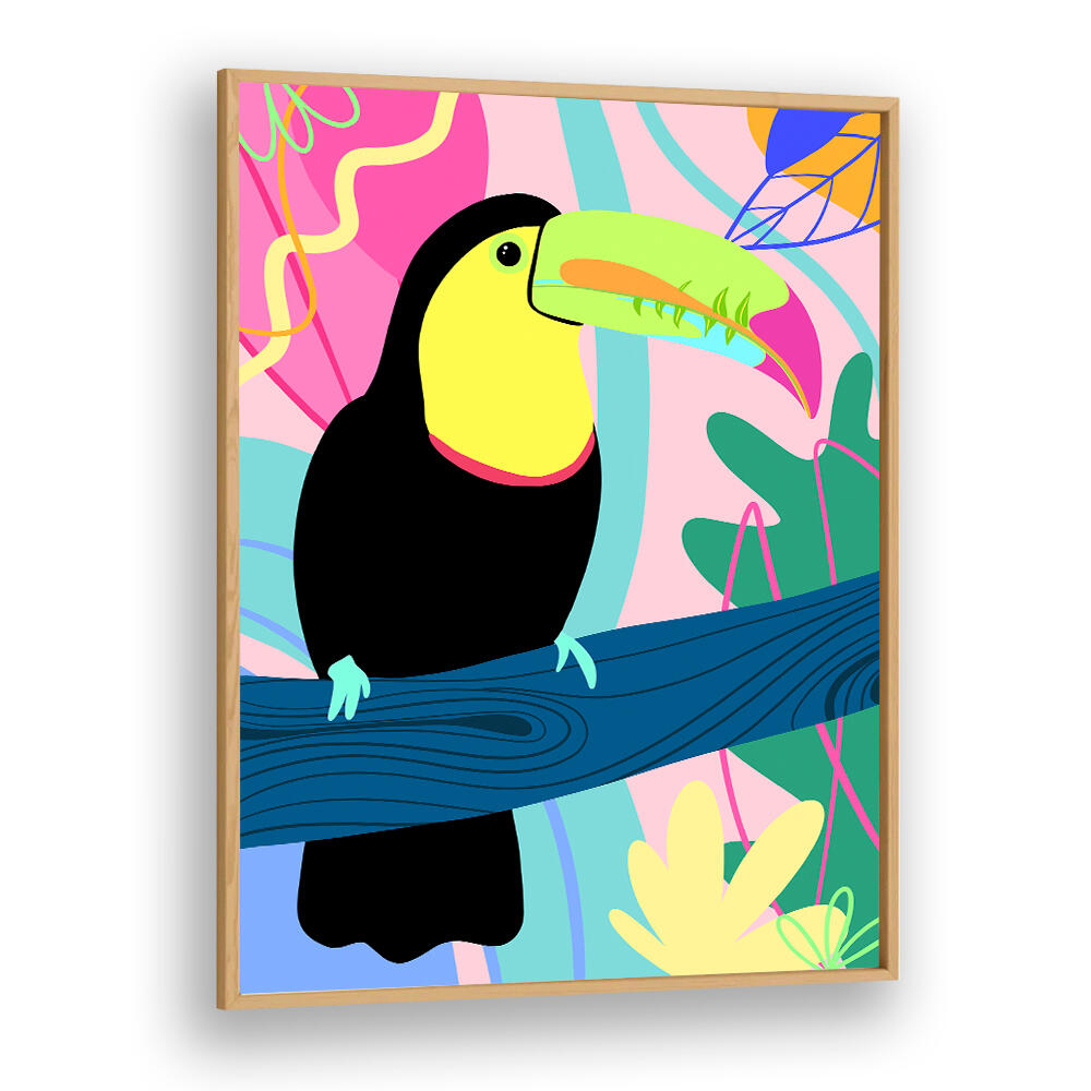 COLORFUL TOUCAN , KIDS ROOM PAINTINGS