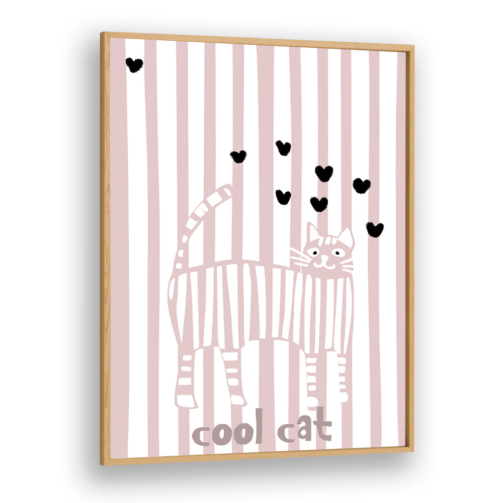 COOL CAT WITH HEARTS