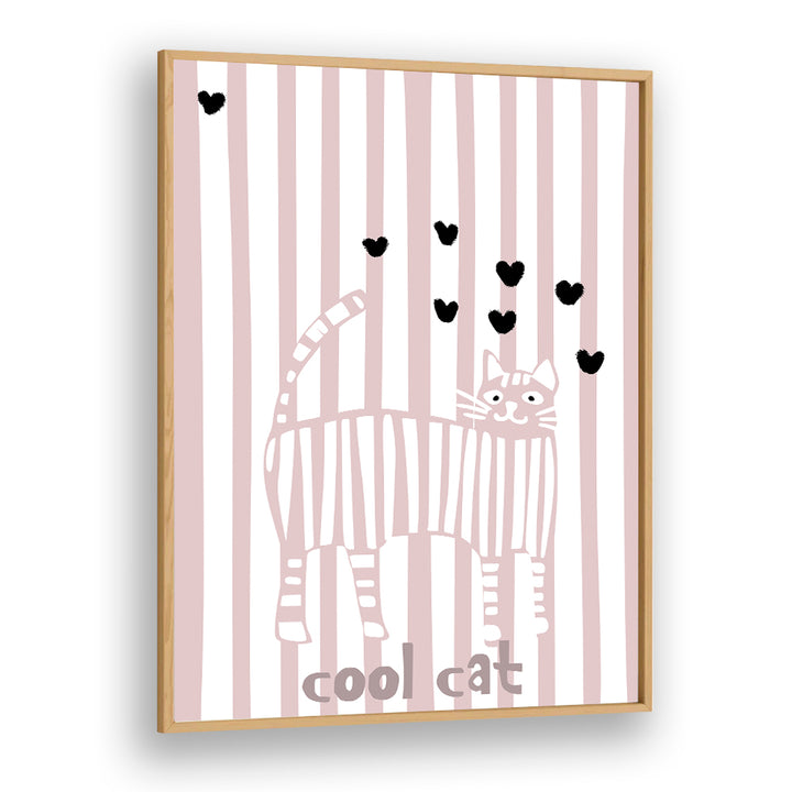 COOL CAT WITH HEARTS
