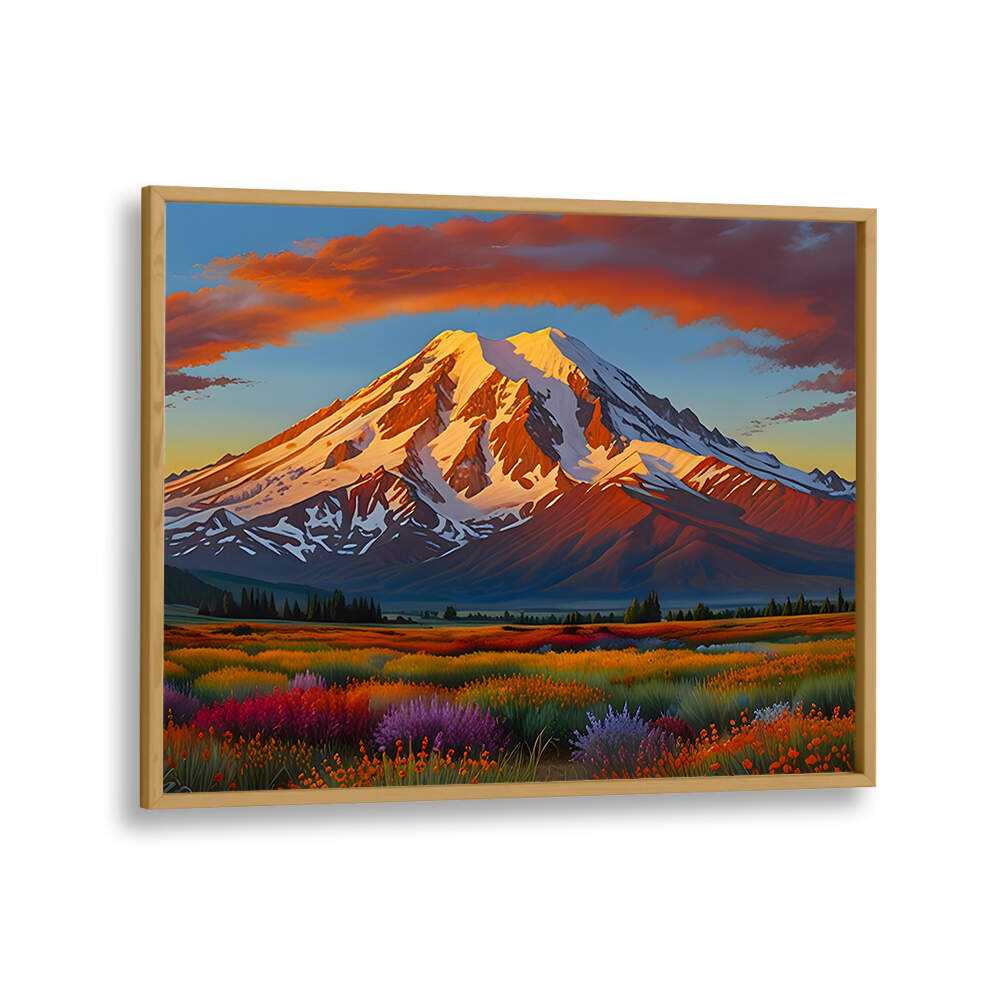 CRIMSON CLOUD , LANDSCAPE PAINTINGS