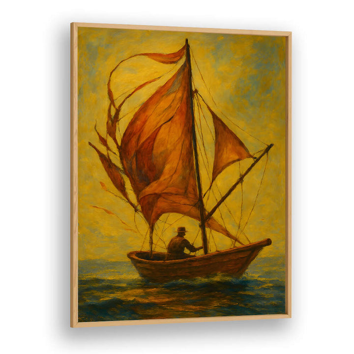 CRIMSON SAIL AT DAWN