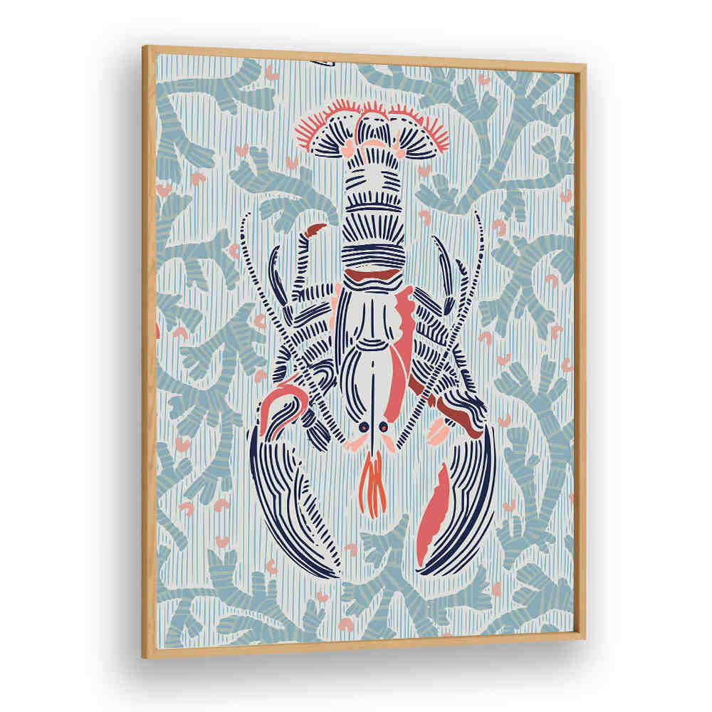 Stylish CRUSTACEAN CORE MINT, BAR art adds elegance and charm to any cafe or bar setting. Perfect decor for your space.