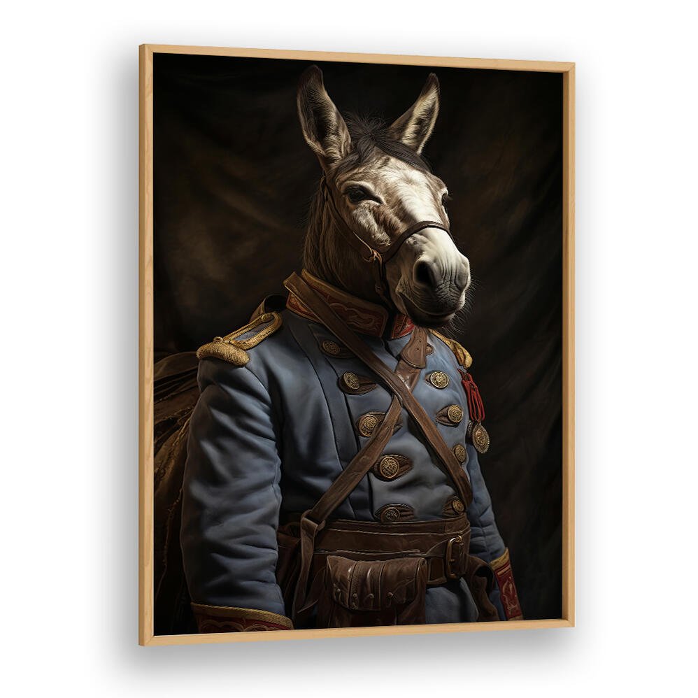 DONKEY IN COSTUME II , ANIMAL PAINTINGS