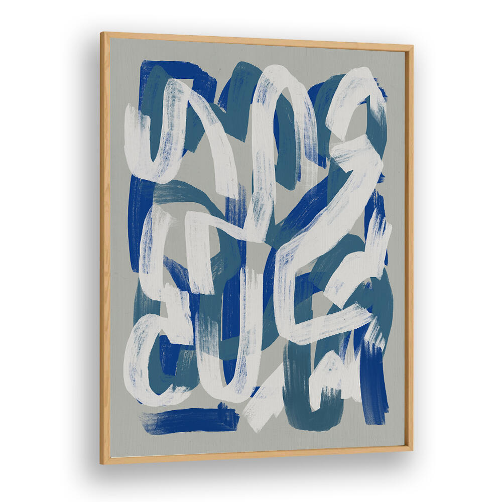 DRY BRUSH GREY AND BLUE , ABSTRACT PAINTINGS