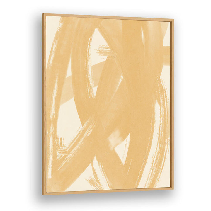 DYNAMIC BEIGE BRUSHSTROKES , ABSTRACT PAINTINGS