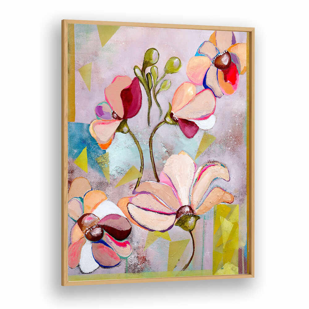 EDEN , FLORAL FLOWER PAINTINGS